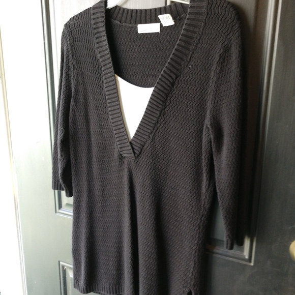 Isbella's Closet Light Knit Top Short SLeeves - Med - Picture 3 of 8